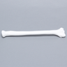 Radius, Solid White Plastic, Left