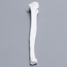 Ulna, Solid White Plastic, Left