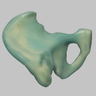Hemi Pelvis, absolute™ Osteo, 10 PCF Solid Foam Core, Left