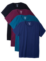 4-Pack Cotton Crewneck T-shirt