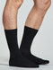 Black Dress Socks - 12 Pack - Synthetic