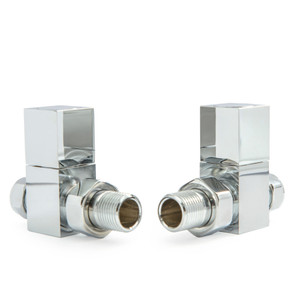 M-MAN-014-ST-C - Boxer Modern Manual Straight Chrome Radiator Valves