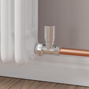 M-MAN-010-ST-C-CU00 - Aaron Modern Manual Straight Chrome Radiator Valves