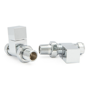 M-MAN-012-ST-C-ALT00 - Beyer Modern Manual Straight Chrome Radiator Valves