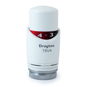 SC-0707007 - Drayton Replacement Head For TRV4 Thermostatic Radiator Valves - White