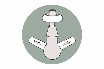 Nickel Corner Radiator Valves