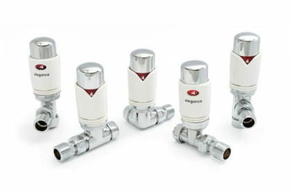 White Radiator Valves