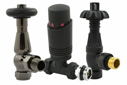 Black Thermostatic Radiator Valves