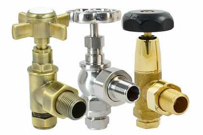 Angled Manual Radiator Valves