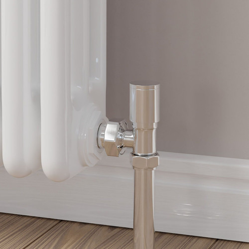 M-MAN-009-AG-C-CU00 - Aaron Modern Manual Angled Chrome Radiator Valves