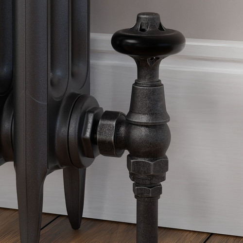 T-MAN-045-AG-PEW-CU00 - Chastleton Traditional Manual Angled Pewter Radiator Valves T-MAN-045-AG-PEW-CU00 - Chastleton Traditional Manual Angled Pewter Radiator Valves