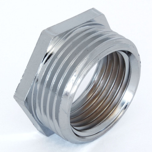A-ADP-506-C - 3/4 inch to 1/2 inch Radiator Valve Adaptor - Chrome