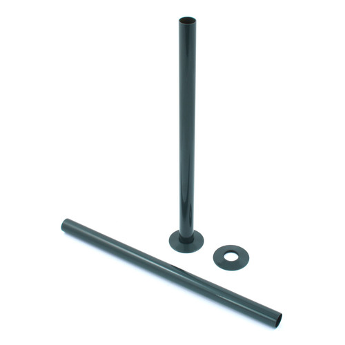 A-PIP-501-300-A - Radiator Pipe Covers 300mm Long - Anthracite (Pair)