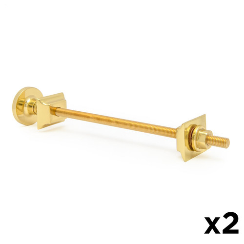 A-TIE-502-265-B-x2 - Radiator Wall Stay 265mm - Brass (x2)