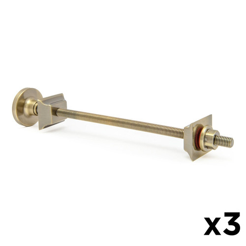 A-TIE-502-265-AB-x3 - Radiator Wall Stay 265mm - Antique Brass (x3)