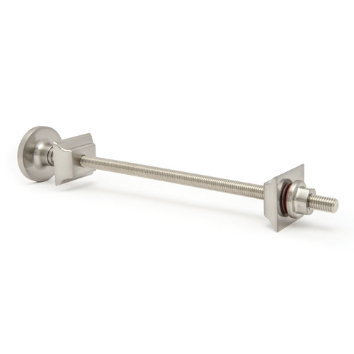 A-TIE-502-265-SN - 502 Cast Iron Radiator Wall Tie 265mm - Brushed Satin Nickel