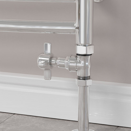 T-MAN-065-ST-C-CU00 - Winkworth Traditional Manual Straight Chrome Radiator Valves