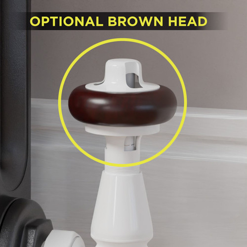 T-TRV-019-HAND-BROWN - Wooden Handle For Flatford/Eastbury - Brown