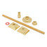 A-TIE-502-265-B-ALT01 - Radiator Wall Stay 265mm - Brass A-TIE-502-265-B-ALT01 - Radiator Wall Stay 265mm - Brass