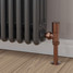 M-MAN-006-AG-AC-PIP-LS01 - Marvine Modern Manual Angled Antique Copper Radiator Valves M-MAN-006-AG-AC-PIP-LS01 - Marvine Modern Manual Angled Antique Copper Radiator Valves