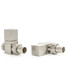 M-MAN-014-ST-SN-ALT00 - Boxer Modern Manual Straight Brushed Satin Nickel Radiator Valves M-MAN-014-ST-SN-ALT00 - Boxer Modern Manual Straight Brushed Satin Nickel Radiator Valves