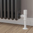 M-MAN-006-AG-W-PIP-LS02 - Marvine Modern Manual Angled White Radiator Valves M-MAN-006-AG-W-PIP-LS02 - Marvine Modern Manual Angled White Radiator Valves