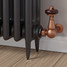 T-TRV-020-CR-BC-BROWN-HEAD-LS00 - Eastbury Traditional Manual Corner Brushed Copper Radiator Valves T-TRV-020-CR-BC-BROWN-HEAD-LS00 - Eastbury Traditional Manual Corner Brushed Copper Radiator Valves