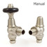 T-MAN-045-AG-SN-OVERLAY - Chastleton Traditional Manual Angled Brushed Satin Nickel Radiator Valves T-MAN-045-AG-SN-OVERLAY - Chastleton Traditional Manual Angled Brushed Satin Nickel Radiator Valves