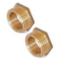 A-ADP-506-X2-B - 3/4 inch to 1/2 inch Radiator Valve Adaptors - Brass (Pair) A-ADP-506-X2-B - 3/4 inch to 1/2 inch Radiator Valve Adaptors - Brass (Pair)