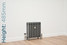 CI-CLA-4-485-TH - Classic 4 Column Cast Iron Radiator H485mm x W1874mm CI-CLA-4-485-TH - Classic 4 Column Cast Iron Radiator H485mm x W1874mm