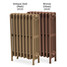 CI-CLA636-13-14 - Classic 4 Column Cast Iron Radiator H636mm x W624mm CI-CLA636-13-14 - Classic 4 Column Cast Iron Radiator H636mm x W624mm