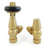 T-TRV-019-AG-UB-ALT03 - Flatford Traditional TRV Angled Unlacquered Brass Thermostatic Radiator Valves with Sleeves T-TRV-019-AG-UB-ALT03 - Flatford Traditional TRV Angled Unlacquered Brass Thermostatic Radiator Valves with Sleeves