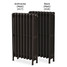 CI-CLA785-17-18 - Classic 4 Column Cast Iron Radiator H785mm x W1289mm CI-CLA785-17-18 - Classic 4 Column Cast Iron Radiator H785mm x W1289mm