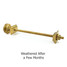A-TIE-502-265-UB-ALT00 - Radiator Wall Stay 265mm - Unlacquered Brass A-TIE-502-265-UB-ALT00 - Radiator Wall Stay 265mm - Unlacquered Brass