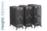 CI-RG-6-660-TH - Royal Georgian 6 Column Cast Iron Radiator H660mm x W2366mm CI-RG-6-660-TH - Royal Georgian 6 Column Cast Iron Radiator H660mm x W2366mm
