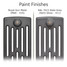 CI-RG-6-PAINT-10-11 - Royal Georgian 6 Column Cast Iron Radiator H960mm x W1646mm CI-RG-6-PAINT-10-11 - Royal Georgian 6 Column Cast Iron Radiator H960mm x W1646mm