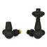 T-TRV-020-CR-TB-ALT00 - Flatford Traditional TRV Corner Textured Black Thermostatic Radiator Valves with Sleeves T-TRV-020-CR-TB-ALT00 - Flatford Traditional TRV Corner Textured Black Thermostatic Radiator Valves with Sleeves