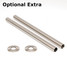 OE-SLEEVE-300-SN - Duran Modern TRV Corner Brushed Satin Nickel Thermostatic Radiator Valves With Sleeves OE-SLEEVE-300-SN - Duran Modern TRV Corner Brushed Satin Nickel Thermostatic Radiator Valves With Sleeves