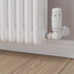 M-TRV-052-CR-W-PIP-LS00 - Duran Modern TRV Corner White Thermostatic Radiator Valves With Sleeves M-TRV-052-CR-W-PIP-LS00 - Duran Modern TRV Corner White Thermostatic Radiator Valves With Sleeves