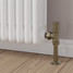 M-MAN-006-AG-AB-PIP-LS01 - Marvine Modern Manual Angled Antique Brass Radiator Valves With Sleeves M-MAN-006-AG-AB-PIP-LS01 - Marvine Modern Manual Angled Antique Brass Radiator Valves With Sleeves