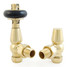 T-MAN-021-AG-UB-ALT00 - Eastbury Traditional Manual Angled Unlacquered Brass Radiator Valves With Sleeves T-MAN-021-AG-UB-ALT00 - Eastbury Traditional Manual Angled Unlacquered Brass Radiator Valves With Sleeves