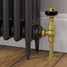 T-MAN-021-AG-UB-PIP-LS00 - Eastbury Traditional Manual Angled Unlacquered Brass Radiator Valves With Sleeves T-MAN-021-AG-UB-PIP-LS00 - Eastbury Traditional Manual Angled Unlacquered Brass Radiator Valves With Sleeves
