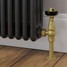 T-MAN-021-AG-UB-PIP-LS01 - Eastbury Traditional Manual Angled Unlacquered Brass Radiator Valves With Sleeves T-MAN-021-AG-UB-PIP-LS01 - Eastbury Traditional Manual Angled Unlacquered Brass Radiator Valves With Sleeves
