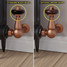 T-TRV-020-CR-BC-BROWN-HEAD-COMP - Eastbury Traditional Manual Corner Brushed Copper Radiator Valves With Sleeves T-TRV-020-CR-BC-BROWN-HEAD-COMP - Eastbury Traditional Manual Corner Brushed Copper Radiator Valves With Sleeves