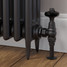 T-MAN-045-AG-PEW-PIP-LS00 - Chastleton Traditional Manual Angled Pewter Radiator Valves With Sleeves T-MAN-045-AG-PEW-PIP-LS00 - Chastleton Traditional Manual Angled Pewter Radiator Valves With Sleeves