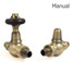 T-MAN-046-ST-AB-OVERLAY - Chastleton Traditional Manual Straight Antique Brass Radiator Valves With Sleeves T-MAN-046-ST-AB-OVERLAY - Chastleton Traditional Manual Straight Antique Brass Radiator Valves With Sleeves
