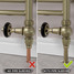 T-MAN-046-ST-AB-SLEEVE-COMP - Chastleton Traditional Manual Straight Antique Brass Radiator Valves With Sleeves T-MAN-046-ST-AB-SLEEVE-COMP - Chastleton Traditional Manual Straight Antique Brass Radiator Valves With Sleeves