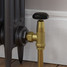 T-MAN-067-AG-B-CU00 - Buckland Traditional Manual Angled Unlacquered Brass Radiator Valves With Sleeves T-MAN-067-AG-B-CU00 - Buckland Traditional Manual Angled Unlacquered Brass Radiator Valves With Sleeves