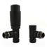 M-TRV-071-AG-SB-ALT01 - Ramone Modern TRV Angled Satin Black Thermostatic Radiator Valves With Sleeves M-TRV-071-AG-SB-ALT01 - Ramone Modern TRV Angled Satin Black Thermostatic Radiator Valves With Sleeves