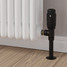 M-TRV-071-AG-SB-PIP-LS00 - Ramone Modern TRV Angled Satin Black Thermostatic Radiator Valves With Sleeves M-TRV-071-AG-SB-PIP-LS00 - Ramone Modern TRV Angled Satin Black Thermostatic Radiator Valves With Sleeves